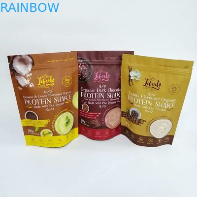 Nhiều lớp VMPET nhôm lá đứng Túi nhựa Mylar Túi dây kéo Chống ẩm