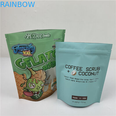 CMYK Màu Matt Smell Proof Túi nhựa 3,5g Kẹo Edibles Túi bao bì