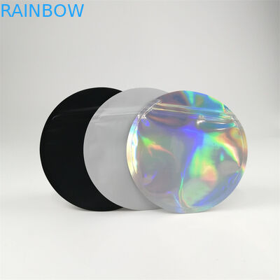 In ấn tùy chỉnh Túi nhựa hình tròn có thể ăn được Bao bì 3.5g 7g