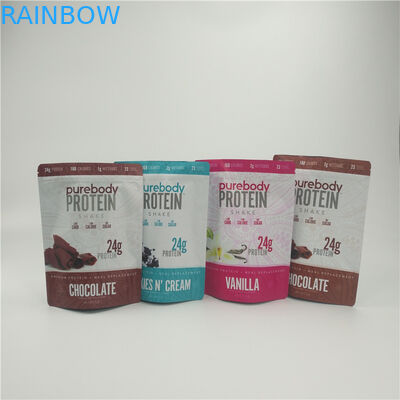 Bao bì túi đựng đồ ăn nhẹ bằng nhựa CBD Đứng lên Túi có dây kéo In CMYK