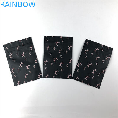 Túi nhựa có khóa Zip bằng nhôm Mylar có thể uốn lại được Ba mặt con dấu