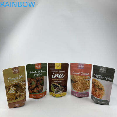 Đứng lên Bao bì thuốc lá Doypack Bao bì đóng gói dây kéo nóng có logo