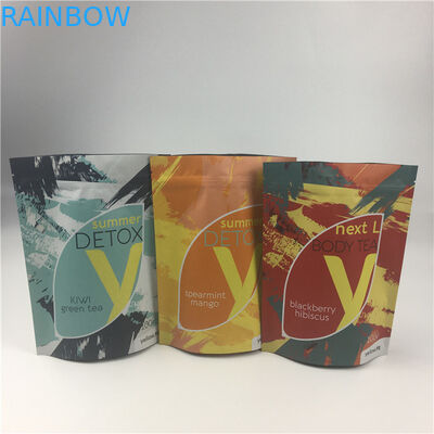 Giấy nhôm Doypack Chống mùi Trà Túi đóng gói thực phẩm có dây kéo