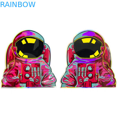 Hình tròn không đều đặn có thể uốn lại được Die Cut Candy Pouch Hình dạng tùy chỉnh Túi Mylar 3.5G 7G