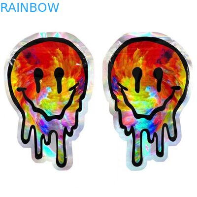 Hình tròn không đều đặn có thể uốn lại được Die Cut Candy Pouch Hình dạng tùy chỉnh Túi Mylar 3.5G 7G