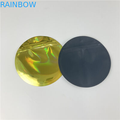 Gummy Hologram Túi nhựa Bao bì Hình tròn 3,5g 7g 5 inch