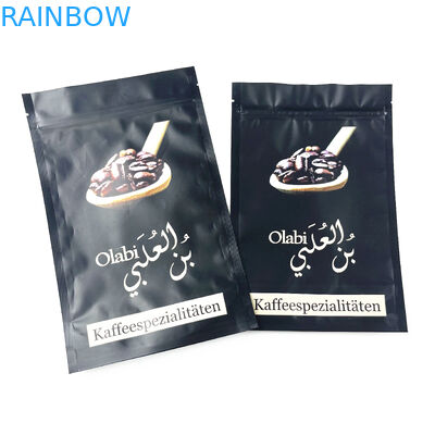 In kỹ thuật số Tùy chỉnh Mylar Hạt cà phê 8oz Bao bì Túi dây kéo