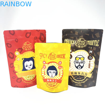 Túi bao bì Ziplock bằng nhôm có thể uốn lại được bằng nhôm cho thực phẩm Snack Cookie