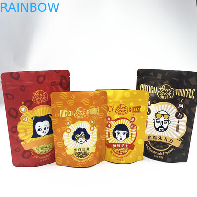 Túi bao bì Ziplock bằng nhôm có thể uốn lại được bằng nhôm cho thực phẩm Snack Cookie