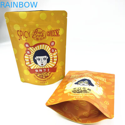 Túi bao bì Ziplock bằng nhôm có thể uốn lại được bằng nhôm cho thực phẩm Snack Cookie