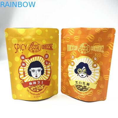 Túi bao bì Ziplock bằng nhôm có thể uốn lại được bằng nhôm cho thực phẩm Snack Cookie