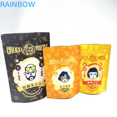 Túi bao bì Ziplock bằng nhôm có thể uốn lại được bằng nhôm cho thực phẩm Snack Cookie