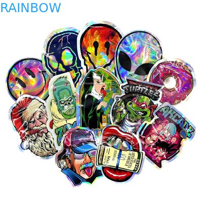 Hình dạng bất thường tùy chỉnh Túi dây kéo nhựa Mylar chống mùi 3,5g 7g