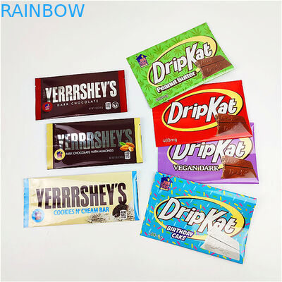 Bao bì túi đồ ăn nhẹ Mylar Edibles in tùy chỉnh cho thanh sô cô la 400mg