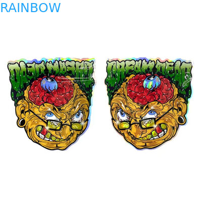 Không thường xuyên có thể mở rộng khóa Zip Mylar Túi Mylar Túi nhựa Kẹo