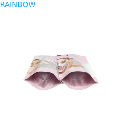 Giấy nhôm in tùy chỉnh Đứng lên Túi có dây kéo bằng nhựa cho Kem tẩy tế bào chết toàn thân muối biển biển