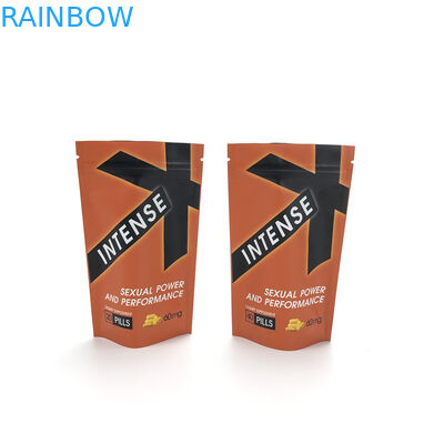 Túi CBD tùy chỉnh Đứng lên Doypack Matte Aluminium Foil Baggies Gói thực phẩm