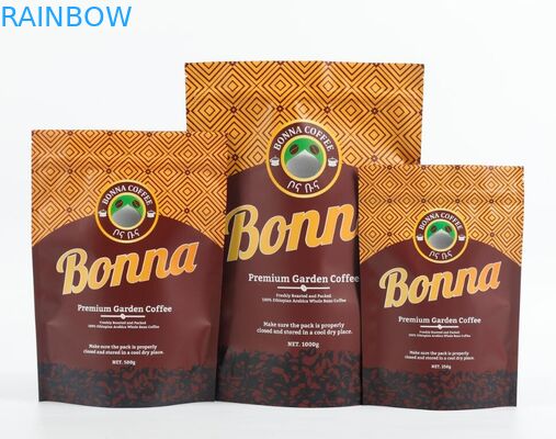 Soft Touch Stand Up Doypack Cookie Snack Bag Bao bì Túi gai dầu có dây kéo