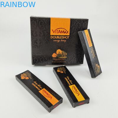 Bán buôn Bao bì màu đen tùy chỉnh 22g Trọng lượng từng viên Hộp mật ong ngọt ngào cho mật ong năng lượng Vitamax