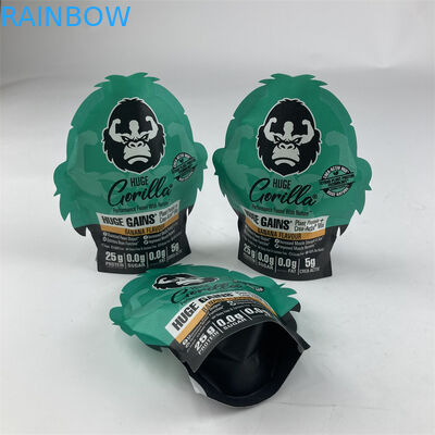 Hình dạng bất thường Nhiều lớp chống mùi Mylar 3.5g 7g 14g 28g Túi Ziplock Mylar cảm ứng mềm