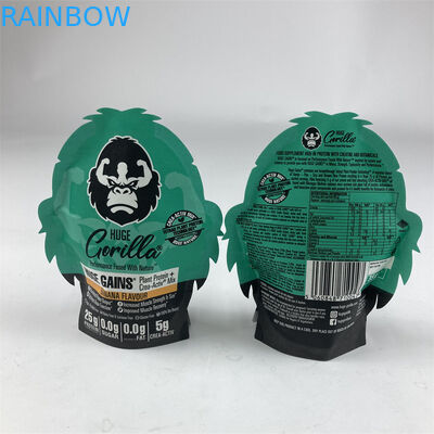 Hình dạng bất thường Nhiều lớp chống mùi Mylar 3.5g 7g 14g 28g Túi Ziplock Mylar cảm ứng mềm