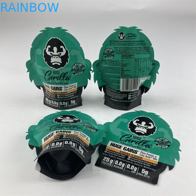 Hình dạng bất thường Nhiều lớp chống mùi Mylar 3.5g 7g 14g 28g Túi Ziplock Mylar cảm ứng mềm