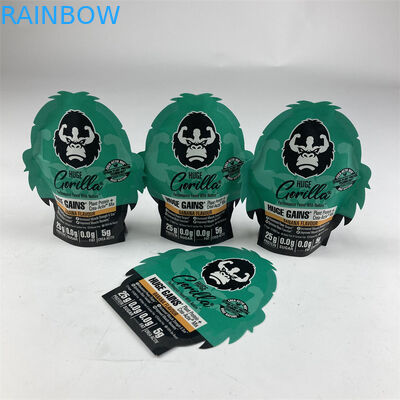 Hình dạng bất thường Nhiều lớp chống mùi Mylar 3.5g 7g 14g 28g Túi Ziplock Mylar cảm ứng mềm