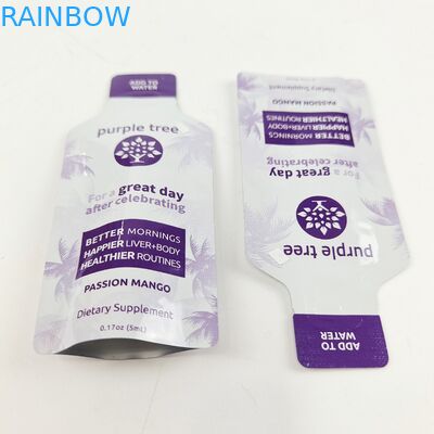 Cấp thực phẩm Hình dạng độc đáo Túi bao bì Giấy in kỹ thuật số Cắt bế Đứng lên Túi có dây kéo