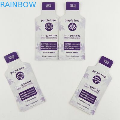 Giấy in kỹ thuật số Túi bao bì bằng nhựa không thường xuyên Cắt thực phẩm có thể ăn được Túi dây kéo