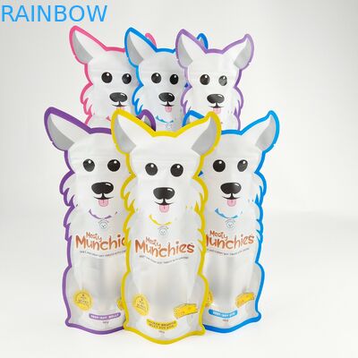 Giấy in kỹ thuật số Túi bao bì bằng nhựa không thường xuyên Cắt thực phẩm có thể ăn được Túi dây kéo