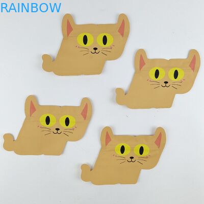 Túi Ziplock Mylar bằng nhựa có hình dạng In kỹ thuật số cho trẻ em Túi bao bì bằng giấy bạc không đều