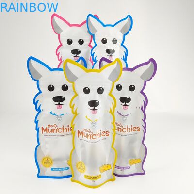 Túi Ziplock Mylar bằng nhựa có hình dạng In kỹ thuật số cho trẻ em Túi bao bì bằng giấy bạc không đều