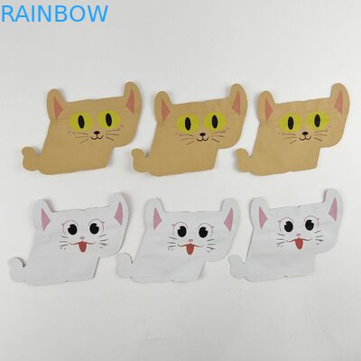 Kẹo Cookies Mylar Ziplock Đứng lên Túi Hình dạng đặc biệt Đứng lên Túi Ziplock