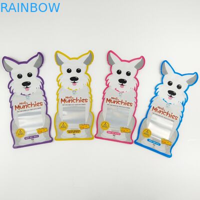 Kẹo Cookies Mylar Ziplock Đứng lên Túi Hình dạng đặc biệt Đứng lên Túi Ziplock