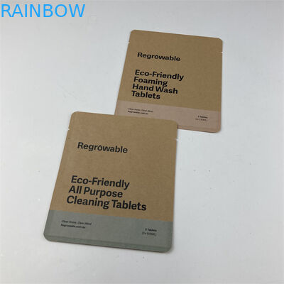 Túi phẳng PLA có thể tái sử dụng được in kỹ thuật số OEM để trang điểm miếng tẩy trang