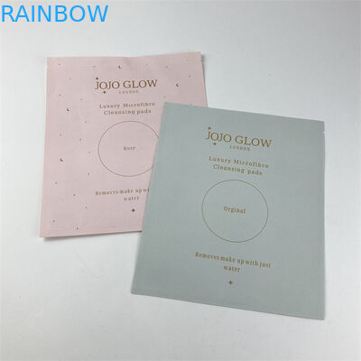 Túi phẳng PLA có thể tái sử dụng được in kỹ thuật số OEM để trang điểm miếng tẩy trang