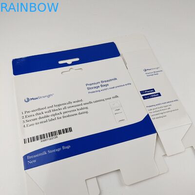 Hộp bảo quản bằng giấy bìa 400g Hộp đựng sữa hình chữ nhật tùy chỉnh