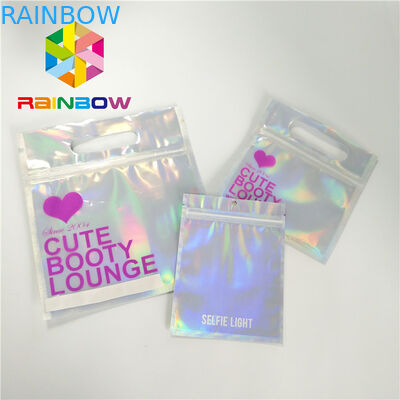 Túi bao bì bikini bằng nhựa không thấm nước Soft Touch Đồ bơi tái chế Túi khóa zip