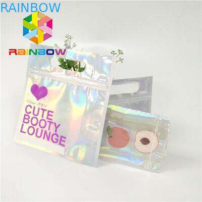 Túi bao bì bikini bằng nhựa không thấm nước Soft Touch Đồ bơi tái chế Túi khóa zip