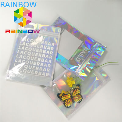 Túi bao bì bikini bằng nhựa không thấm nước Soft Touch Đồ bơi tái chế Túi khóa zip