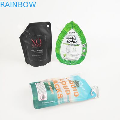 Túi đựng dầu gội đầu tùy chỉnh Bao bì Mỹ phẩm Phun chất lỏng đứng lên Túi