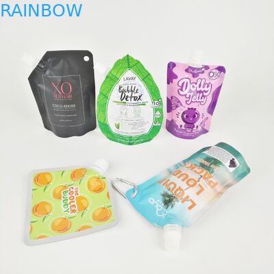 Túi đựng vòi nhựa dẻo Doypack lỏng cho nước sốt / mỹ phẩm cà chua
