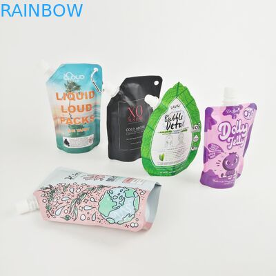 Túi đựng vòi nhựa dẻo Doypack lỏng cho nước sốt / mỹ phẩm cà chua
