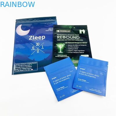 Giấy Kraft có thể phân hủy sinh học Giấy Kraft rỗng Túi đựng đồ mỹ phẩm Mẫu mỹ phẩm Túi kín ba mặt