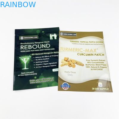 Giấy Kraft có thể phân hủy sinh học Giấy Kraft rỗng Túi đựng đồ mỹ phẩm Mẫu mỹ phẩm Túi kín ba mặt