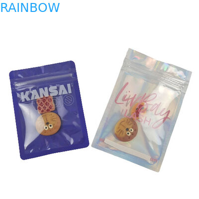 Tùy chỉnh 35g Thực phẩm Mylar Bao bì Bao bì Cần sa Nhựa Mylar Đứng lên Túi