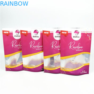 Túi Mylar In tùy chỉnh trong suốt Túi chống mùi 3.5g Túi giấy Ziplock có thể ăn được