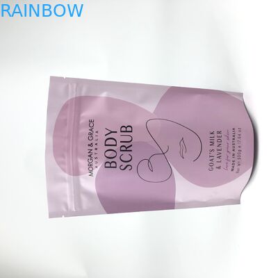 Zipper Mylar Stand Up Pouches In Gravnre cho muối tắm tẩy tế bào chết toàn thân