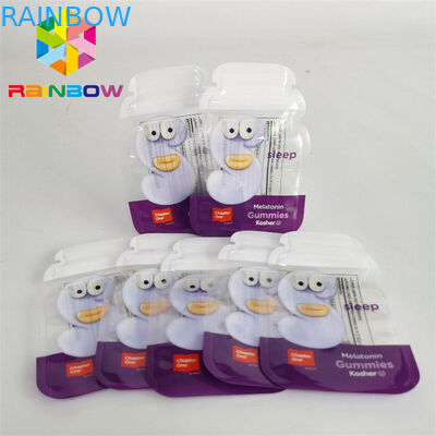 Túi Mylar được in tùy chỉnh 1g 3,5g 7g 14g 28g Chống trẻ em đối với kẹo Cookie