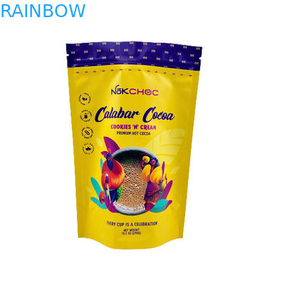 3,5g Smell Proof Custom Cookie Candy Cấp thực phẩm Zip Lock Bag Lá trắng